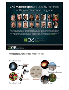 Microscopes, Telescopes, Macroscopes 2