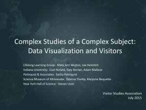 Complex Studies of a Complex Subject: Data Visualization and Visitors