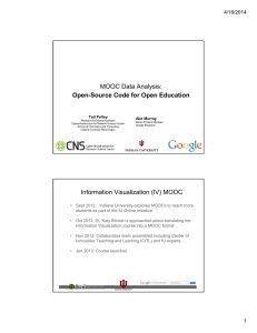 MOOC Data Analysis: Open-Source Code for Open Education 4/16/2014