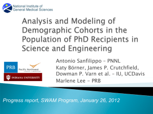 Antonio Sanfilippo – PNNL Katy Börner, James P. Crutchfield,