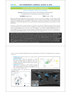 VIVO Team:  Cornell University: University of Florida: