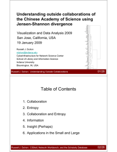 Understanding outside collaborations of the Chinese Academy of Science using