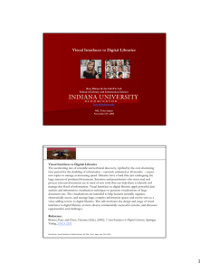 Visual Interfaces to Digital Libraries