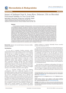 Bioremediation &amp; Biodegradation Research Article Open Access Keywords: