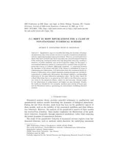 2004 Conference on Diff. Eqns. and Appl. in Math. Biology,... Electronic Journal of Differential Equations, Conference 12, 2005, pp. 9–19.