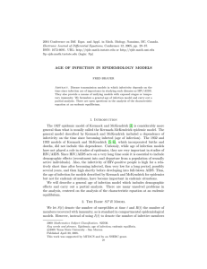2004 Conference on Diff. Eqns. and Appl. in Math. Biology,... Electronic Journal of Differential Equations, Conference 12, 2005, pp. 29–37.