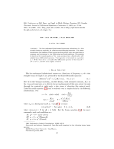 2004 Conference on Diff. Eqns. and Appl. in Math. Biology,... Electronic Journal of Differential Equations, Conference 12, 2005, pp. 57–64.