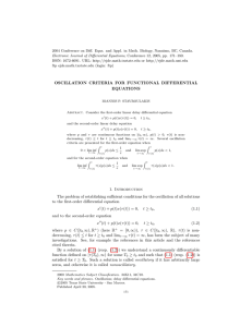 2004 Conference on Diff. Eqns. and Appl. in Math. Biology,... Electronic Journal of Differential Equations, Conference 12, 2005, pp. 171–180.