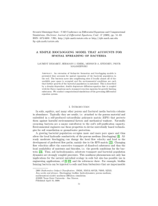 Seventh Mississippi State - UAB Conference on Differential Equations and... Simulations, Electronic Journal of Differential Equations, Conf. 17 (2009), pp....