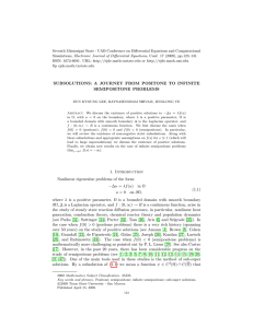 Seventh Mississippi State - UAB Conference on Differential Equations and... Simulations, Electronic Journal of Differential Equations, Conf. 17 (2009), pp.123–131.