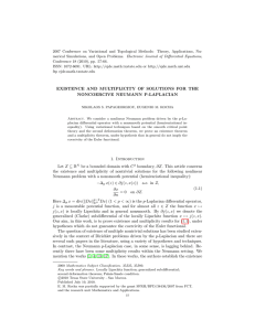 2007 Conference on Variational and Topological Methods: Theory, Applications, Nu-