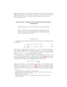 Eighth Mississippi State - UAB Conference on Differential Equations and... Simulations. Electronic Journal of Differential Equations, Conf. 19 (2010), pp....