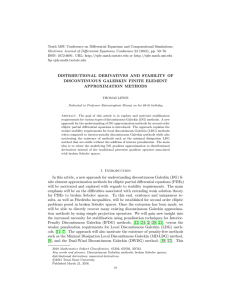 Tenth MSU Conference on Differential Equations and Computational Simulations.