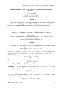 International Conference on Partial Differential Equations