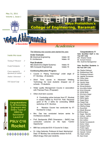 College of Engineering, Baramati Vidya Pratishthan’s