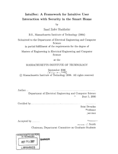 IntuiSec:  A  Framework  for  Intuitive ... Interaction  with  Security  in  the ... Saad  Zafer  Shakhshir