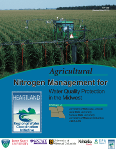 Agricultural Nitrogen Management for Water Quality Protection in the Midwest