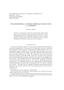Acta Mathematica Academiae Paedagogicae Ny´ıregyh´ aziensis (2010), 149–163 26