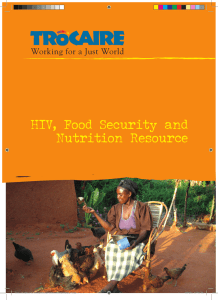 HIV, Food Security and Nutrition Resource 9/19/2011   2:14:31 PM