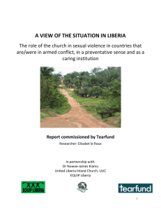 A VIEW OF THE SITUATION IN LIBERIA