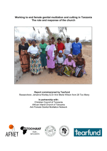 Working to end female genital mutilation and cutting in Tanzania
