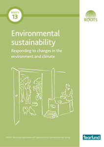 Environmental sustainability 13 ROOTS