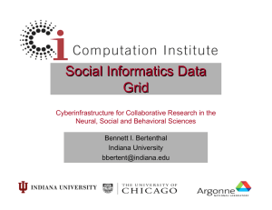 Social Informatics Data Grid Cyberinfrastructure for Collaborative Research in the