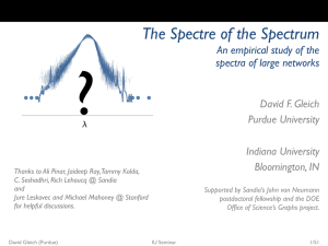 ? The Spectre of the Spectrum  An empirical study of the