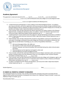 Academy Agreement