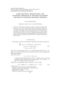 Nonlinear Differential Equations,