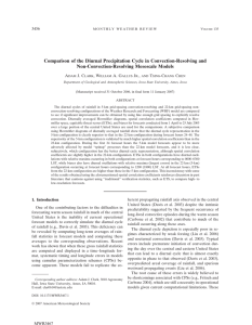 Comparison of the Diurnal Precipitation Cycle in Convection-Resolving and