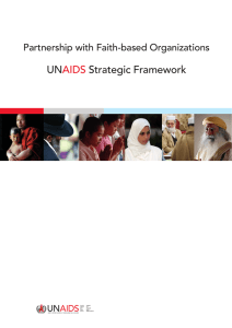 UN Strategic Framework AIDS Partnership with Faith-based Organizations