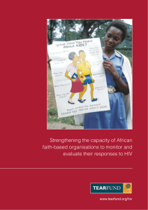 Strengthening the capacity of African faith-based organisations to monitor and