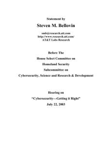 Steven M. Bellovin