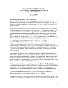 Prepared Statement of Monte R. Belger Upon the United States