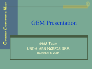 GEM Presentation G M E