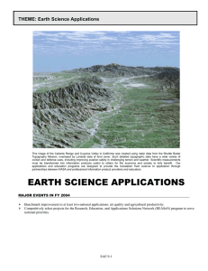 THEME: Earth Science Applications