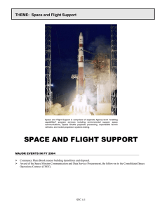 THEME:  Space and Flight Support