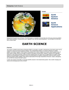 Earth System Science Applications