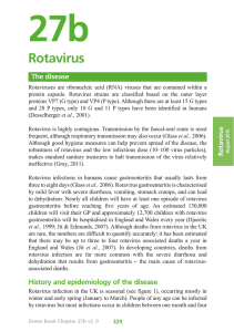 27b Rotavirus The disease