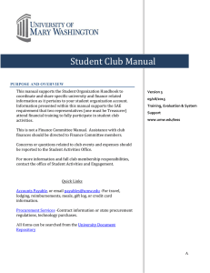 Student Club Manual