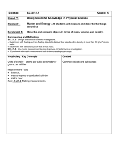 Science SCI.IV.1.1  Grade:  6