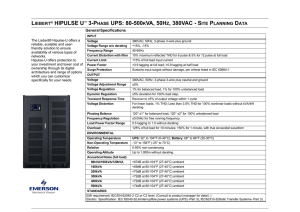 L HIPULSE U 3-P UPS: 80-500