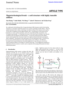 Journal Name ARTICLE TYPE stiffness