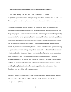 Transformation toughening in an antiferroelectric ceramic