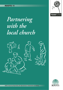 Partnering with the local church ROOTS
