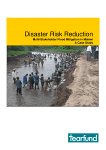 Disaster Risk Reduction Multi-Stakeholder Flood Mitigation in Malawi A Case Study