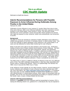 CDC Health Update