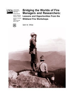 Bridging the Worlds of Fire Managers and Researchers: Wildland Fire Workshops