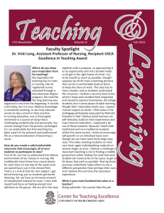 &amp; Learning Teaching Faculty Spotlight